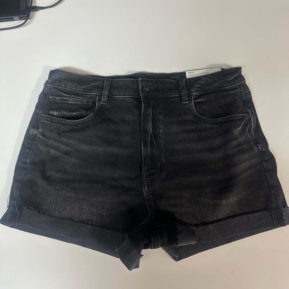 American Eagle Outfitters Black Jean Shorts
